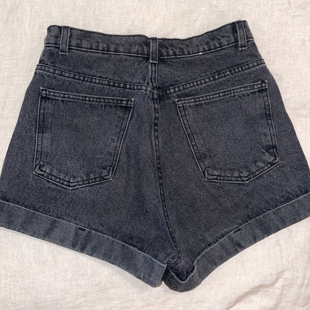 Vintage Black American Apparel denim shorts - Picture 2 of 2